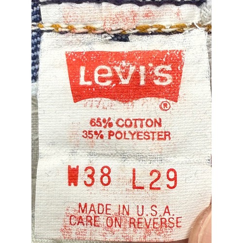 Vintage 1980er Levi's 517 Jeans Herren 38x29 Distressed Boot Cut Denim Made USA - Bild 8 von 9