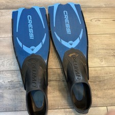 FINS SCUBA-SNORKELING CRESSI BLUE PLUMA 7-8 41-42
