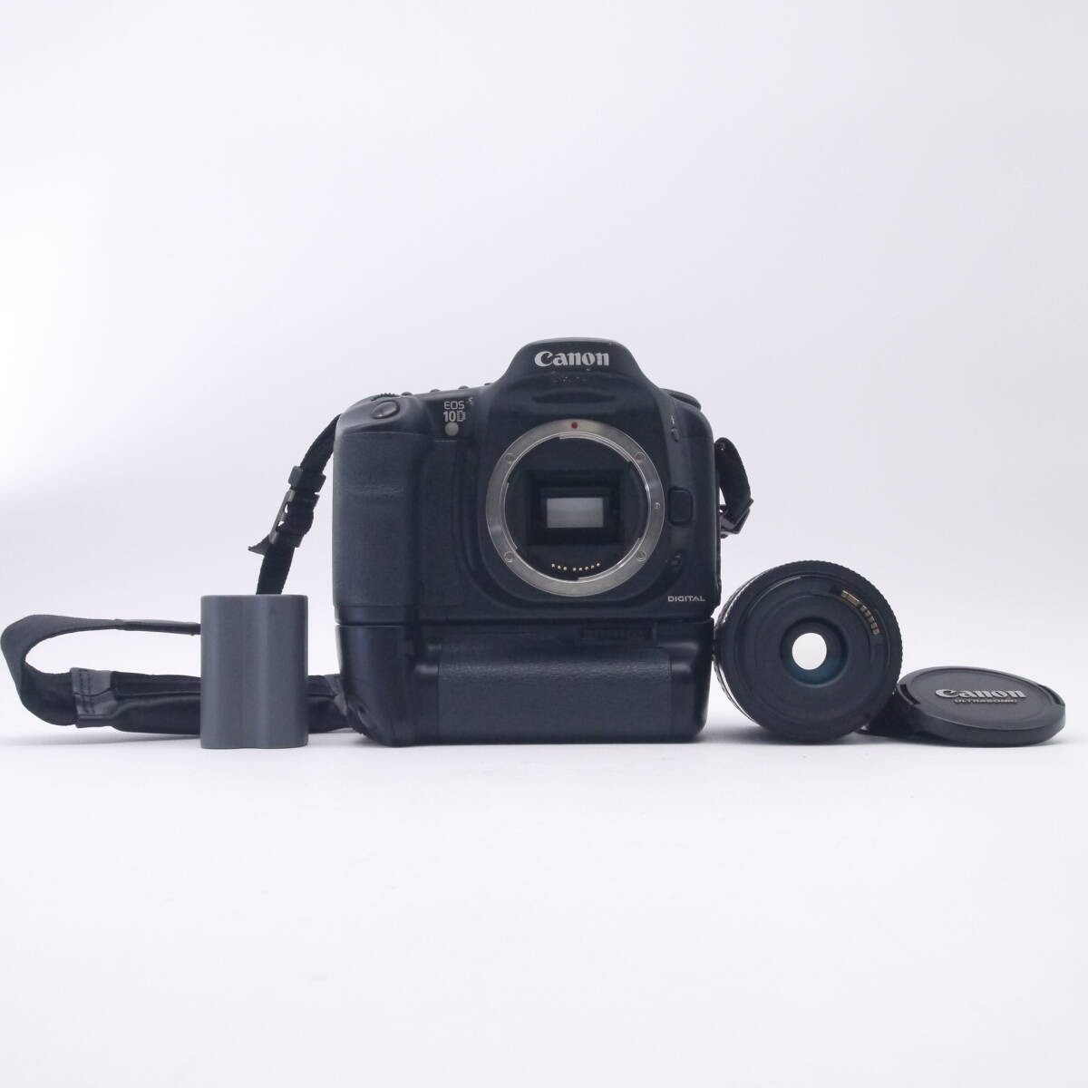 【C6596】キヤノン EOS 10D+ZOOM LENS EF 28-80mm Canon EOS 10D 6.3MP 28-80/100-200mm Lens Set [Exc+++] w