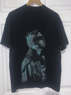 Bad Bunny Shirt Mens Medium Black P FKN R  Authentic Concert Merch