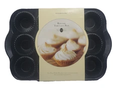WILLIAMS SONOMA Nordic Ware Round Tartlet Pan 12 Wells Non-Stick