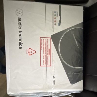 Audio-Technica AT-LP70X Automatic Belt-Drive Turntable Black Gray
