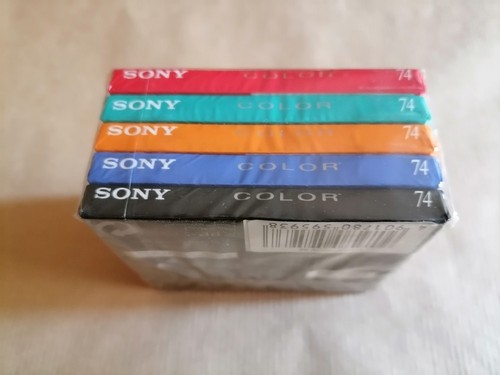 PACK de 5 MINI DISCS SONY MD COLOR MIX 74 - NEUF SOUS BLISTER - Photo 2/4