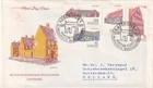 SA25d Denmark 1972 Danish Architecture, FDC