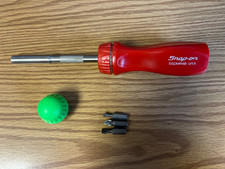 Snap On - Ssdmr4b - Red Handle With Green Cap Ratcheting Screwdriver -loc 115