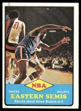 1973-74 Topps #62 NBA Eastern Semis