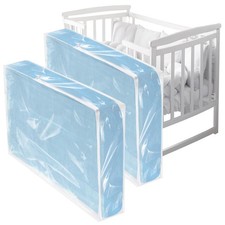 Colingmill 1 Crib Mattress Storage Bag with Zipper 4 Mil Clear Plastic Water