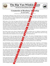 Creameries of Roxbury Twp NY Catskill Mountai...