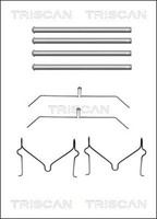 ZubehöRsatz Scheibenbremsbelag Triscan 8105 131640 FüR Toyota Land Cruiser 100