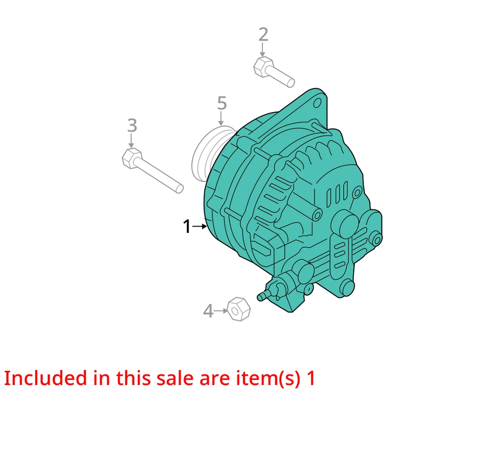 Conjunto de carga generador alternador Mazda 2 2011-2014 fabricante original JK9ZW Foto 2 de 3