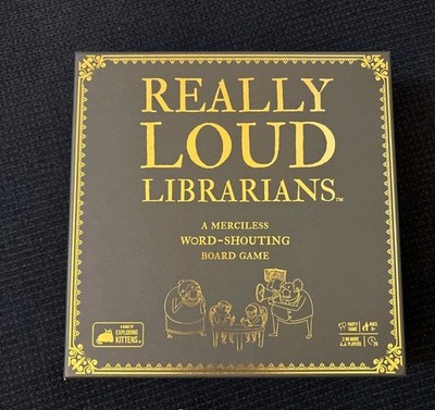 Really Loud Librarians Game by Exploding Kittens Word Shouting Board Game 