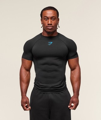 Gymshark Onyx 5.0 Seamless T-shirt Black/Black Sizes L-XXXL **In