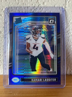 2024 Panini Donruss Optic Kamari Lassiter Rated Rookie Blue Prizm #No.261