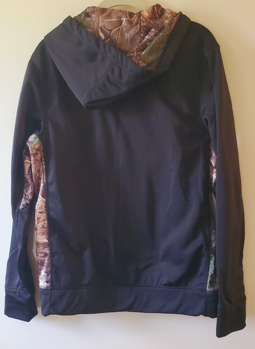New Dunbrook Realtree NFL Black & Camo Full Zip Hoodie Gorpcore Fandom Size S - Picture 8 of 13