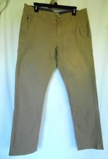 Men Original Vintage Weatherproof Straight Fit 34 x 30 Tan Pants