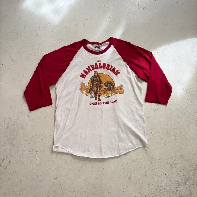 Star Wars Mandalorian Vintage Raglan T-Shirt XL