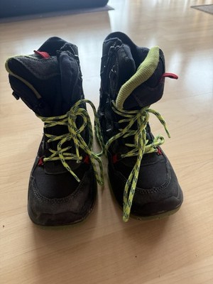Oritex Winterstiefel Gr. 35 Schwarz/Grün   Warm, robust & wasserabweisend