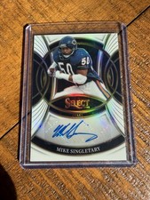2025 Panini Select Mike Singletary No. SP-MSY Auto #’d /35