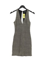 Topshop Bodycon Midi Dress UK8 in Gold