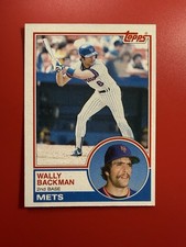 1983 Topps Wally Backman #444 New York Mets
