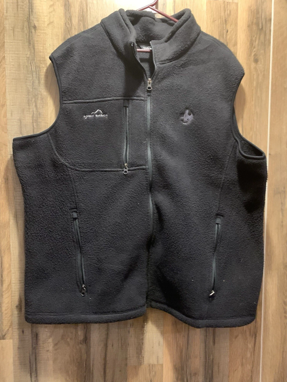Eddie Bauer Vest Mens 3XL Black Full-Zip Fleece EB204
Opens in a new window or tab