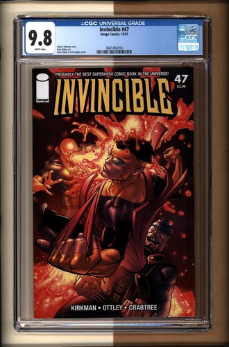 Invincible #47, CGC 9.8, 1st printing, Image comics, 2007, Ryan Ottley Cover