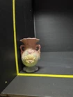 Hull Pottery Vase Double Handle Pink Blue Magnolia 5 "