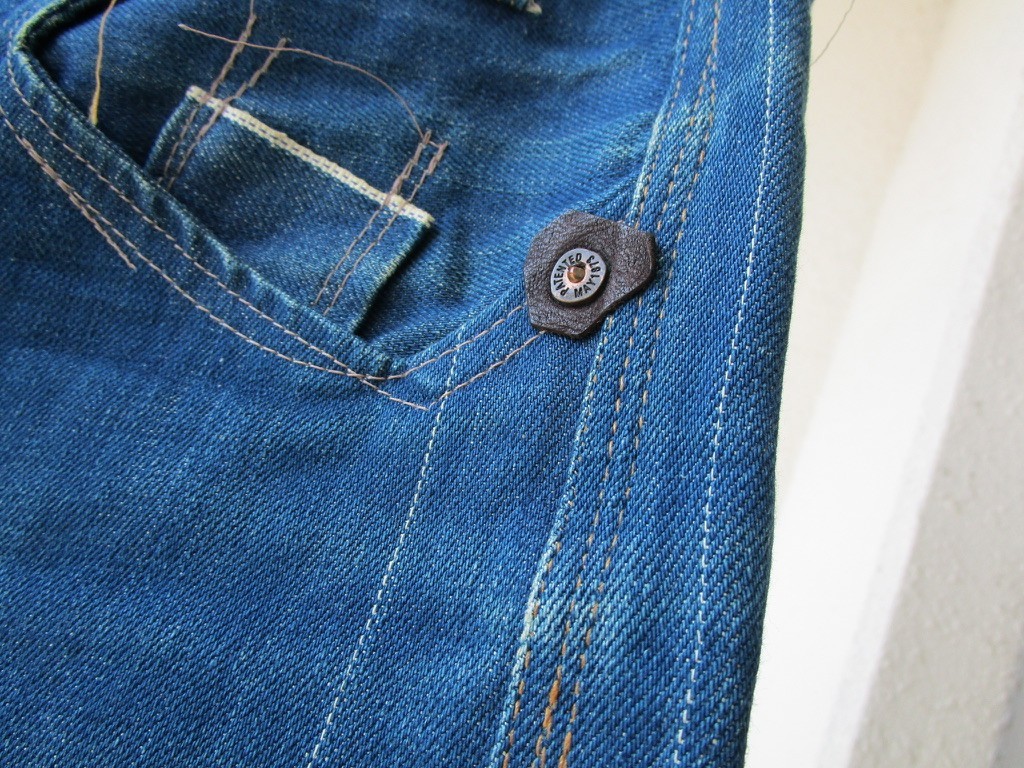 Rare Archive LEVI'S RED Diamond Leg Denim Jeans XS Original Hem