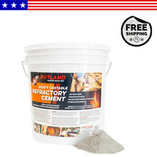 Rutland Castable cemento refrattario 25 libbre alta temperatura camino e forno pizza