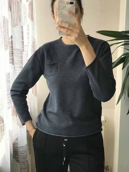 Women Daniele Fiesoli Sweater Navy Wool 34 / XS /