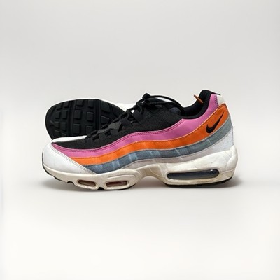 Nike Air Max 95 Essential Multi Color PinkOrangeBlue Size 10.5M Preowned No Box