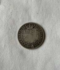 Queen Victoria 1894 Half Crown Silver Coin