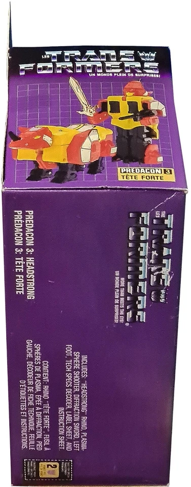 Transformers Predacon 3: Headstrong, Takara, Vintage G1 1986, New! MISB! AFA IT! - Image 3 of 4