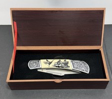 Falkner Anniversary Edition American Wildlife Pocket Knife Pheasant Birds Design