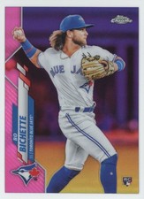 2020 Topps Chrome Pink Refractor Bo Bichette Rookie Blue Jays #150 C60