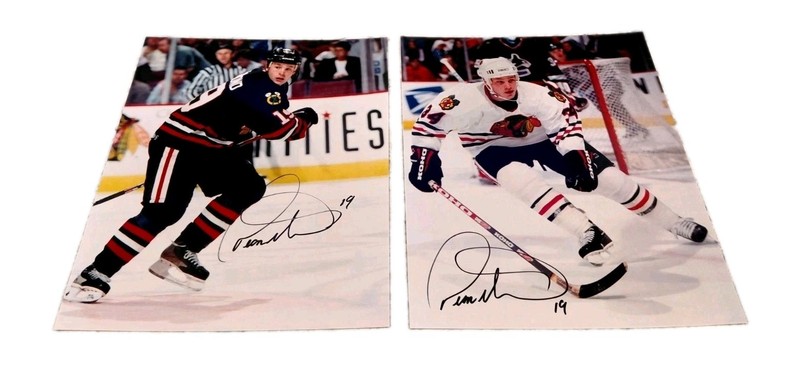 2 Dean McAmmond  Signed 8x10 Photos