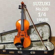  Good Condition Suzuki Violin No.220 1/4 1986