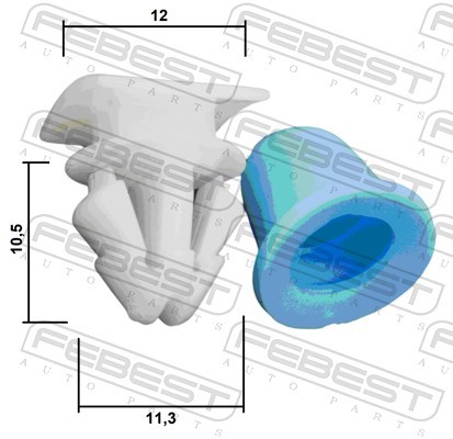 ✅Fits FEBEST 88570-169 RETAINER CLIP   ⭐UK Seller⭐