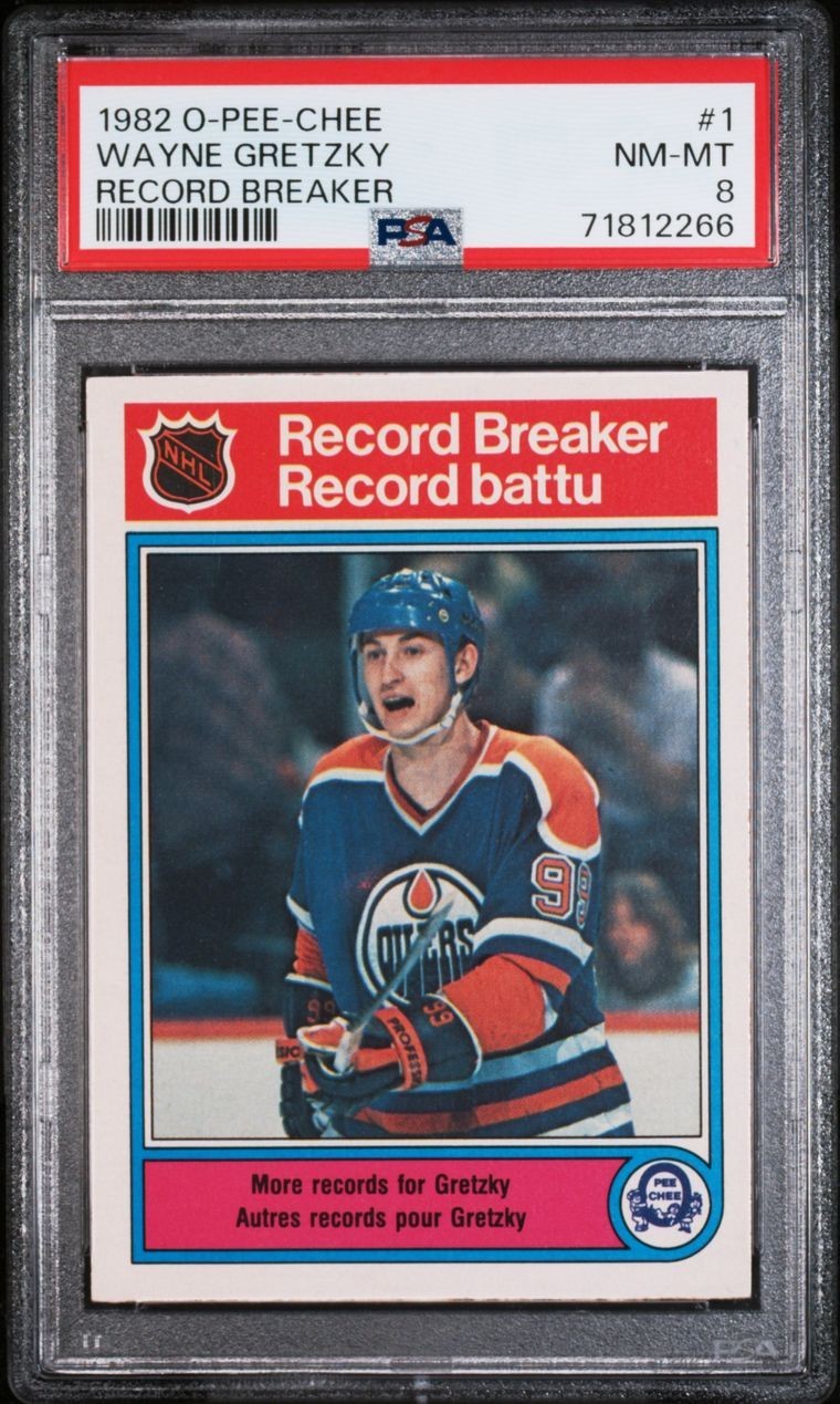 1982-83 O-PEE-CHEE HOCKEY COMPLETE SET (NM-NRMT) w/PSA 8 Gretzky's and Bourque view 2