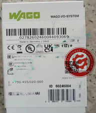 New Factory Sealed WAGO 750-455/020-000 8-Channel Digital Input  750-455/020-000