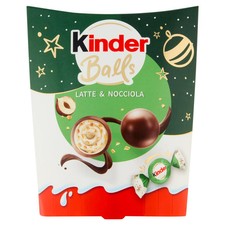 KINDER BALLS LATTE & NOCCIOLA 90g LIMITED EDITION FERRERO NATALE 2025