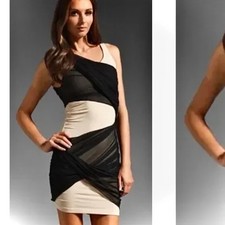 ALICE & OLIVIA | 0 / XS | Shelly Criss Cross Tank Goddess Wrap Dress MSRP$395