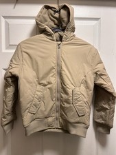 Old Navy Boys Puffer Coat Jacket Size Large Beige