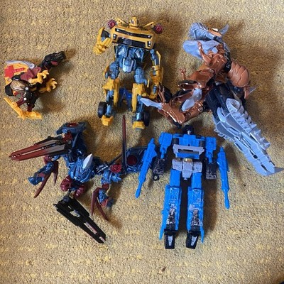 LOT x5 Transformers Loose Incomplete custom parts/repair