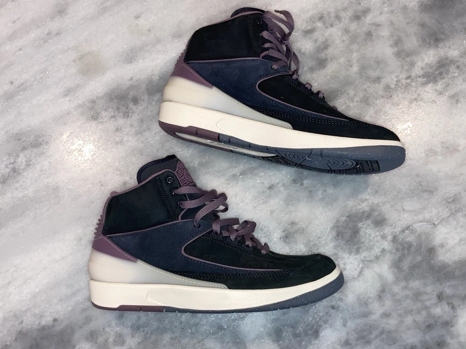 Women’s Nike Air Jordan 2 Retro Off Noir Sky K Mauve DX4400 005 Size 10.5 NEW - Image 2 of 4