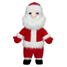 Giant Santa Claus Inflatable Costume Plush Mascot Christmas Cosplay Party Suit