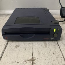 Genuine iOmega Zip 100 Zip Drive Z100P2 Drive ONLY No Cords Powers On Untested