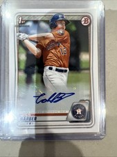 2020 Bowman Colin Barber 1st Bowman Auto Autograph #PA-CB Houston Astros