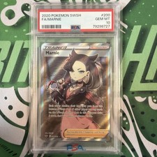 Pokémon Marnie (Full Art) 200/202 Swsh01: Sword & Shield Holo PSA 10 on eBay