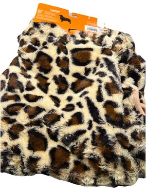 Hyde and EEK! Boutique Pet DOG or CAT Leopard Costume with Hoodie Sz. Large NWT
